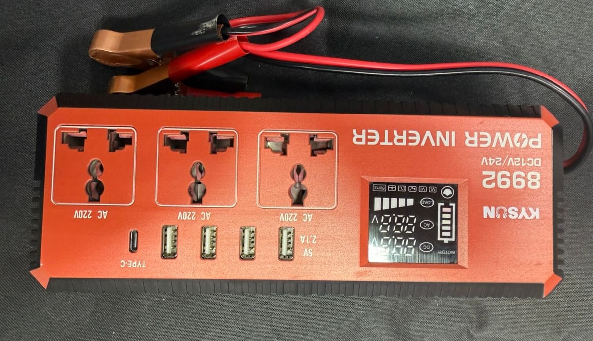 مبدل (کانورتر اینورتر) برق ۱۲ به ۲۲۰ ولت 500 وات کیسونkysun 8992